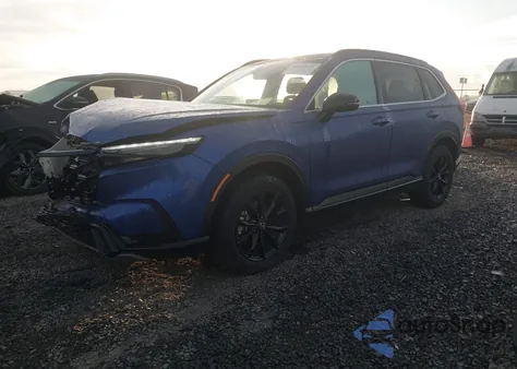 2023 Honda Cr-V Hybrid Sport из США, поврежденный, VIN 2HKRS6H55PH818342